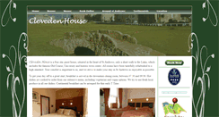 Desktop Screenshot of clevedenhouse.co.uk