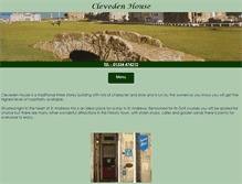 Tablet Screenshot of clevedenhouse.co.uk